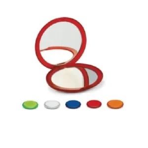 Rounded Double Sided Compact Mirror